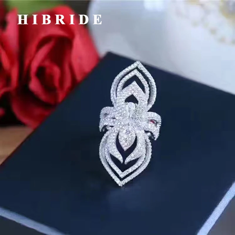HIBRIDE Luxury Spider Shape Bridal Rings Women Sets Adjustable Size Cubic Zircon Pave Female Ring Fashion R-159
HIBRIDE Luxury Spider Shape Bridal Rings Women Sets Adjustable Size Cubic Zircon Pave Female Ring Fashion R-159