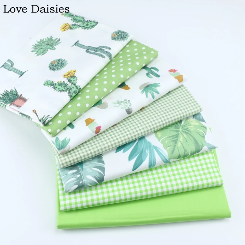 100% cotton twill cloth GREEN cartoon cactus dots check solid fabrics for DIY bedding cushion apparel patchwork handwork decor
100% cotton twill cloth GREEN cartoon cactus dots check solid fabrics for DIY bedding cushion apparel patchwork handwork decor