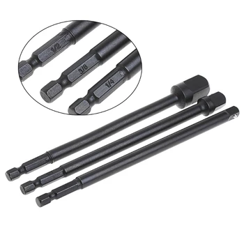 BENGU 3 Pcs Socket Adapter Set Hex Shank To 1/4 3/8 1/2 Inch Impact Driver Drill Bits
BENGU 3 Pcs Socket Adapter Set Hex Shank To 1/4 3/8 1/2 Inch Impact Driver Drill Bits