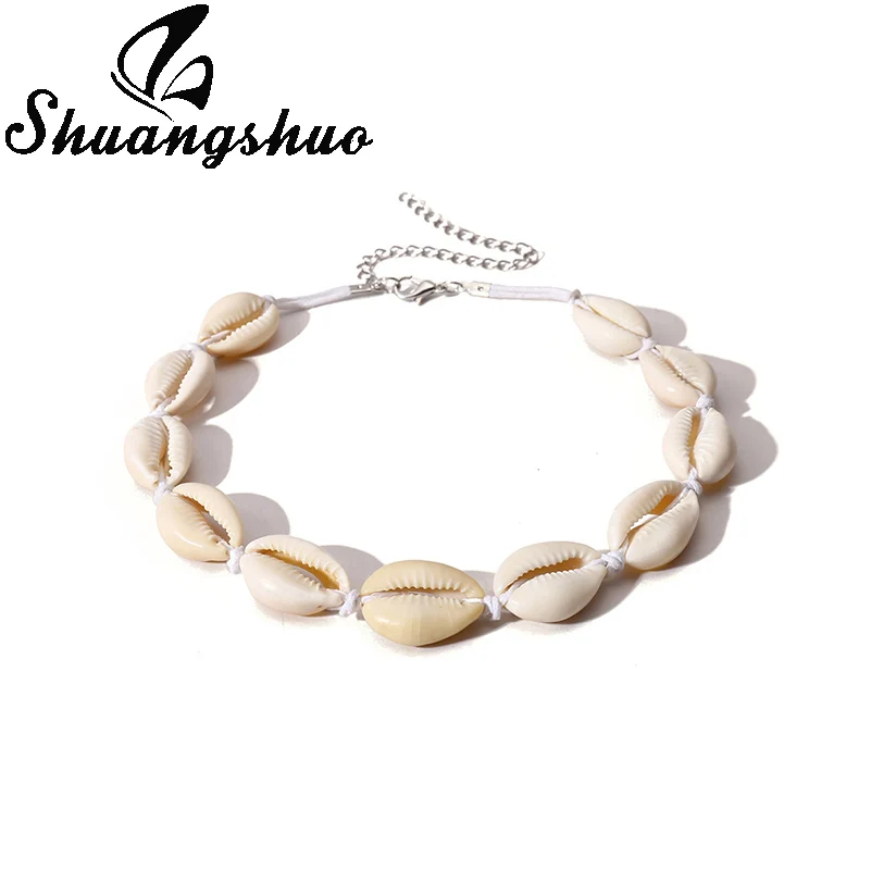 Shuangshuo Shell Pendants Necklaces For Women Necklace Choker Sea Beach Necklaces Boho Shell Mental collares femme Party Jewelry
Shuangshuo Shell Pendants Necklaces For Women Necklace Choker Sea Beach Necklaces Boho Shell Mental collares femme Party Jewelry