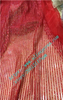 top sale french net embroidered lace fabric for party dress in red with glued glitter
top sale french net embroidered lace fabric for party dress in red with glued glitter