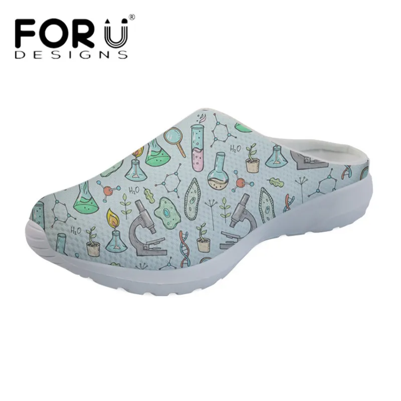 FORUDESIGNS Casual Light Weight Sandals Women Cute Cartoon Science Print Slip-on Beach Water Slippers Female Loafers Breathable
FORUDESIGNS Casual Light Weight Sandals Women Cute Cartoon Science Print Slip-on Beach Water Slippers Female Loafers Breathable