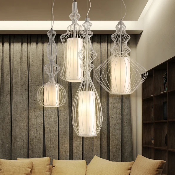 Nordic Modern Big Nobles Pendant Lights Fixture American White Black Bird Cage Droplights Home Indoor Lighting Hanging Lamps
Nordic Modern Big Nobles Pendant Lights Fixture American White Black Bird Cage Droplights Home Indoor Lighting Hanging Lamps