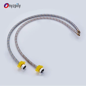 Water Mixer Parts Plumbing Hoses 1/2'' 60cm Stainless Steel Hot Cold Water Mixer Faucet Water Supply Hoses Faucet Replacement Ho
Water Mixer Parts Plumbing Hoses 1/2'' 60cm Stainless Steel Hot Cold Water Mixer Faucet Water Supply Hoses Faucet Replacement Ho