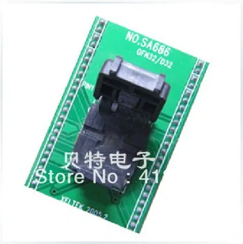 Xeltek private QFN32 programming adapter block, SA686 block transfer test burn,
Xeltek private QFN32 programming adapter block, SA686 block transfer test burn,