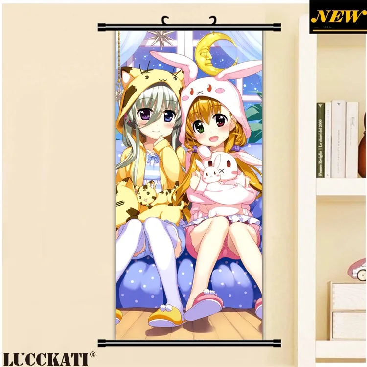 45X95 см Магические Девушка Mahou Shoujo лирическая Nanoha лоли Мультфильм Аниме Арт стены