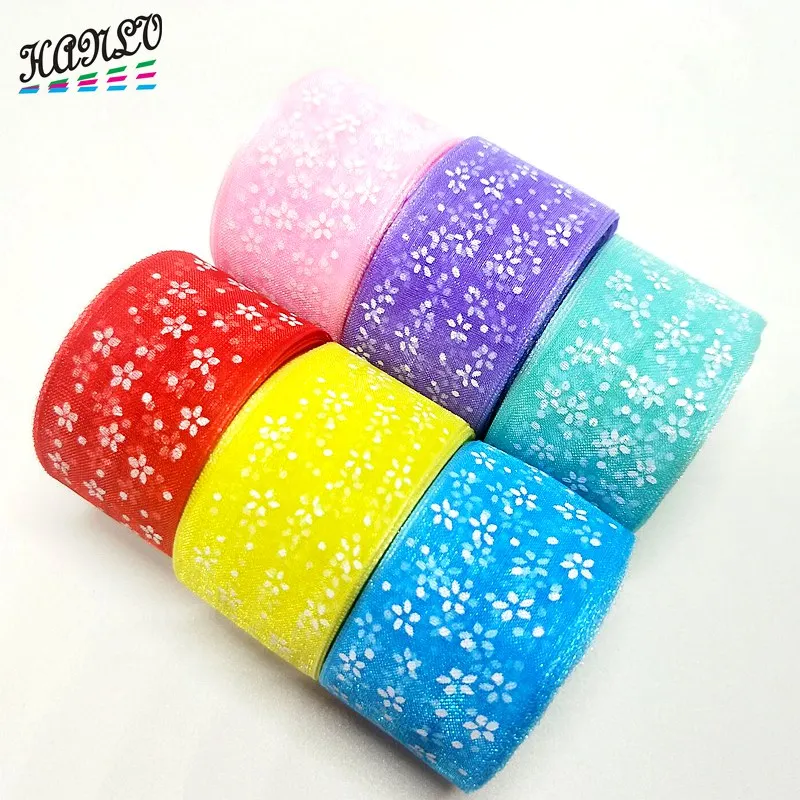 10 Meters/package 1" Printed Flower Organza Ribbons DIY Making Gift Packing Belt Wedding Party Decorative Accessories
10 Meters/package 1" Printed Flower Organza Ribbons DIY Making Gift Packing Belt Wedding Party Decorative Accessories