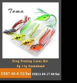 Toma Soft Lure Kit Set 18G 14G 13G 9G 8G Wobblers Artificial Bait Sili –  Bargain Bait Box