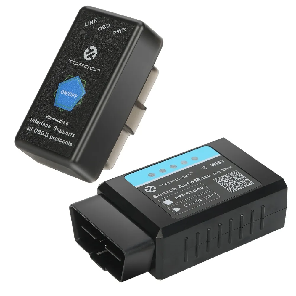 TOPDON AutoMate ELM327 Bluetooth V1.5 WIFI pic18f25k80 OBD2 Scanner Automotive OBDII Full Function Diagnostic Tool Code Reader