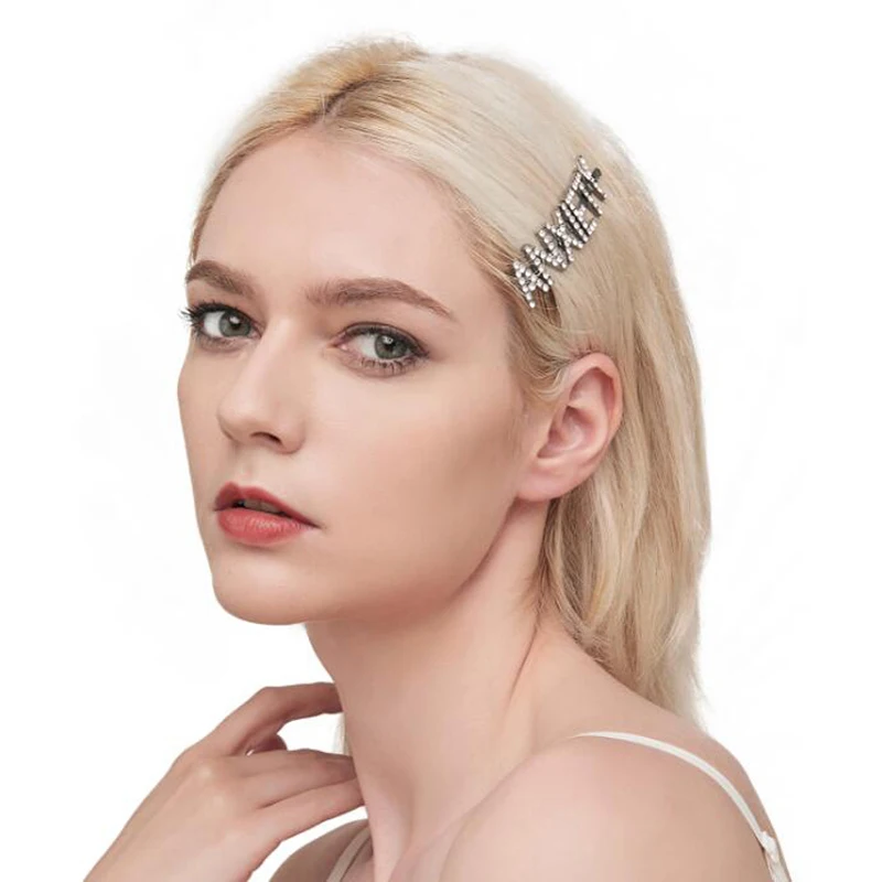 Hottest Word Hair Clip Blingbling Letters Bobby Pins ,Hairslide Unique Hair Accessories Wholesale
Hottest Word Hair Clip Blingbling Letters Bobby Pins ,Hairslide Unique Hair Accessories Wholesale