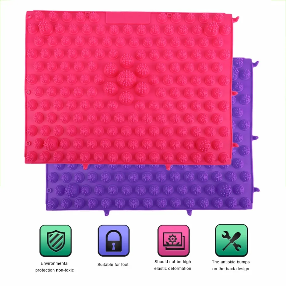 

Style Foot Massage Pad TPE Modern Acupressure Reflexology Mat Acupuncture Rugs Fatigue Relieve Promote Circulation Gifts