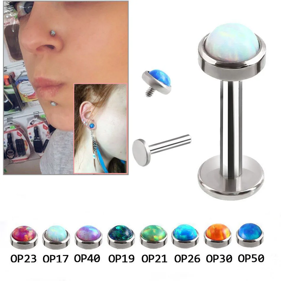 3 Pcs/set Mix Sizes Opal Ear Tragus Cartilage Helix Gem Ear Stud 16G Surgical Steel Nose Lip Studs Piercing Body Jewelry
3 Pcs/set Mix Sizes Opal Ear Tragus Cartilage Helix Gem Ear Stud 16G Surgical Steel Nose Lip Studs Piercing Body Jewelry