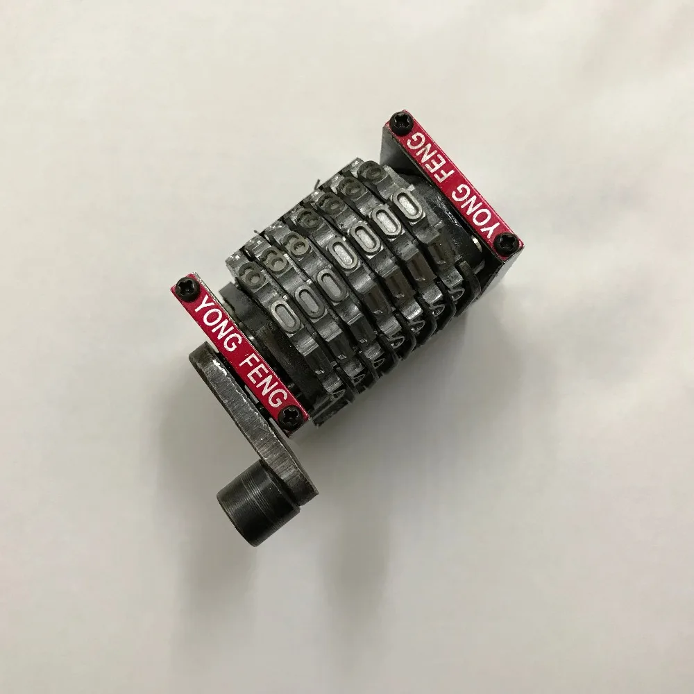 2 pieces GTO46 GTO52 7 digits numbering machine Horizontal backward 09876...The last three can sink
2 pieces GTO46 GTO52 7 digits numbering machine Horizontal backward 09876...The last three can sink