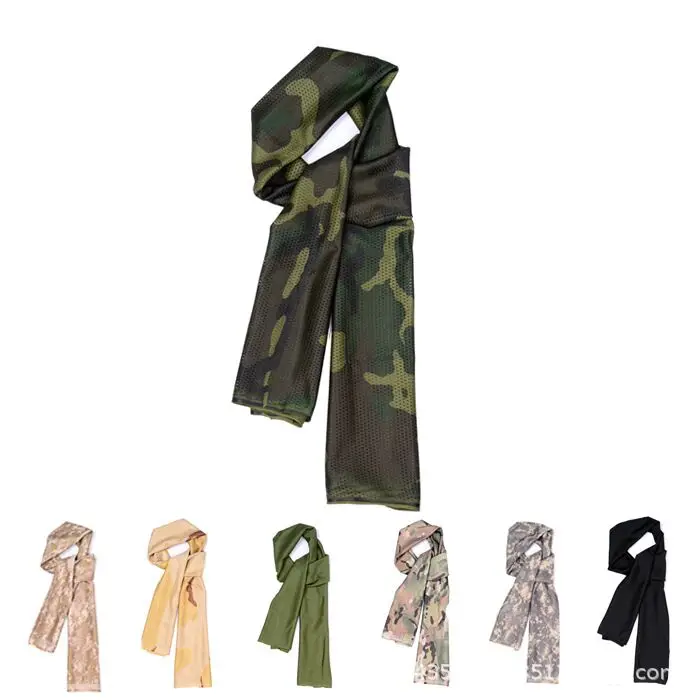 Tactical Camouflage Scarf Net Cover Scarf Veil Face Mesh multi-function Scarf Military Scarf Jungle Mask Bandana
Tactical Camouflage Scarf Net Cover Scarf Veil Face Mesh multi-function Scarf Military Scarf Jungle Mask Bandana