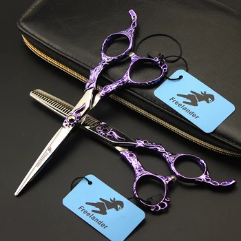 6 inch Professional Hairdressing scissors set Cutting+Thinning Barber shears High quality Personality
6 inch Professional Hairdressing scissors set Cutting+Thinning Barber shears High quality Personality