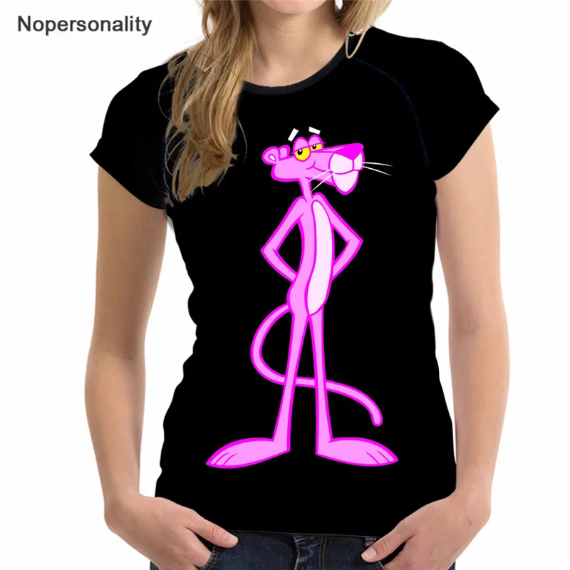 Nopersonality Black Cartoon 3d Panther T Shirt Printing Women Summer O-neck T-shirt Pink Ladies Short Sleeve Casual Tops Tee
Nopersonality Black Cartoon 3d Panther T Shirt Printing Women Summer O-neck T-shirt Pink Ladies Short Sleeve Casual Tops Tee