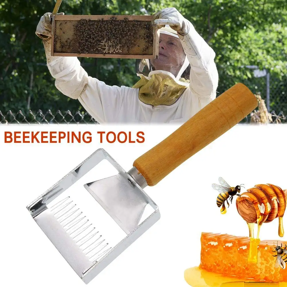 Beekeeping Tools Stainless Steel Uncapping Fork Hive Needle Honey Knife Scraper Shovel Smooth and Not Hurting The Hand
Beekeeping Tools Stainless Steel Uncapping Fork Hive Needle Honey Knife Scraper Shovel Smooth and Not Hurting The Hand