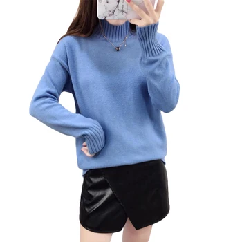 Thick Warm Turtleneck Sweater Women Jumper 2018 Winter Long Sleeve Pullover Sweater Female Pull Femme Yellow Green Blue CM849
Thick Warm Turtleneck Sweater Women Jumper 2018 Winter Long Sleeve Pullover Sweater Female Pull Femme Yellow Green Blue CM849