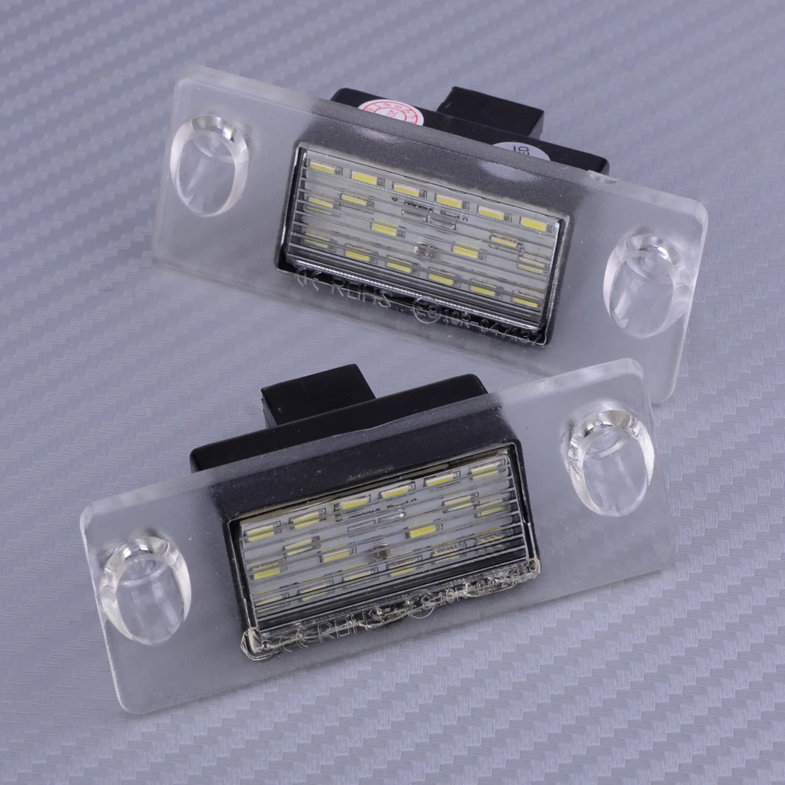 CITALL 2pcs 18 LED 12V DC 2 pin Plastic License Plate Lights Tail Lamp 5000H for Audi A4 B5 1995 1996 1997 1998 1999 2000 2001
CITALL 2pcs 18 LED 12V DC 2 pin Plastic License Plate Lights Tail Lamp 5000H for Audi A4 B5 1995 1996 1997 1998 1999 2000 2001