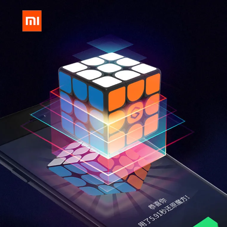 Фото Обновление версии Xiaomi Mijia Giiker i3s AI интеллигентая (ый) Супер куб умная Волшебная