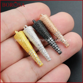 BOROSA Druzy Jewelry 10pcs CZ Cubic Zirconia Druzy Pave Spike Charm WX267 Drusy Pendant Free Shipping
BOROSA Druzy Jewelry 10pcs CZ Cubic Zirconia Druzy Pave Spike Charm WX267 Drusy Pendant Free Shipping