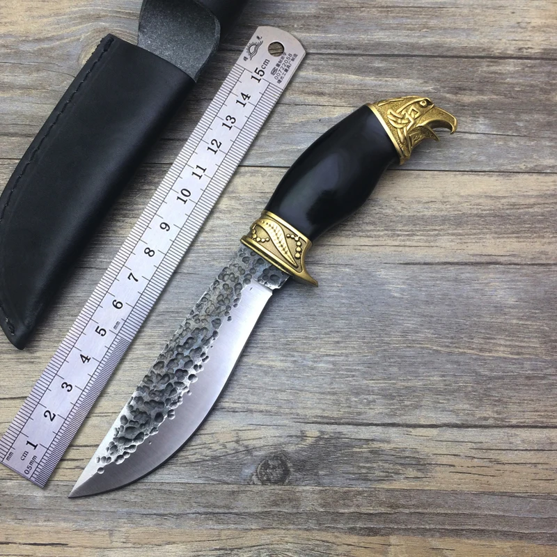 2 Options Outdoor Tactical EDC Fixed Knife Forged 7Cr13Mov Blade Ebony Wood Handle Hunting Knife Survival Knife Multi Tools
2 Options Outdoor Tactical EDC Fixed Knife Forged 7Cr13Mov Blade Ebony Wood Handle Hunting Knife Survival Knife Multi Tools