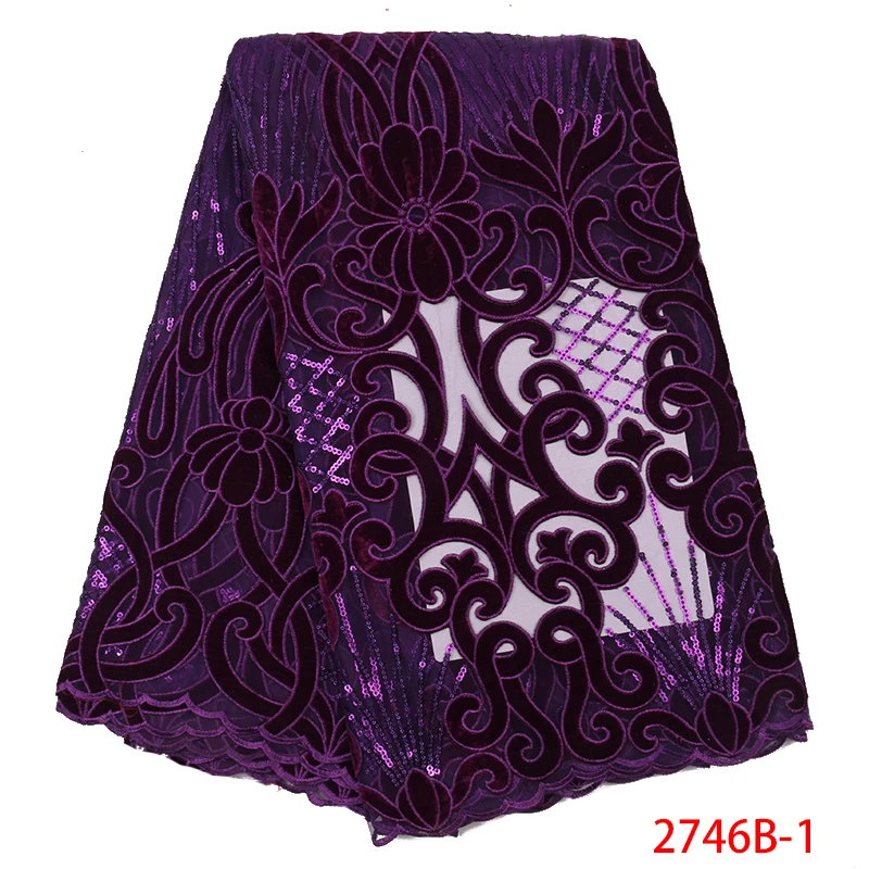 Purple Velvet Lace Fabrics Sequins Lace Fabric Fashion Nigerian Lace Fabrics African Tulle Mesh Net Lace for Wedding APW2746B
Purple Velvet Lace Fabrics Sequins Lace Fabric Fashion Nigerian Lace Fabrics African Tulle Mesh Net Lace for Wedding APW2746B
