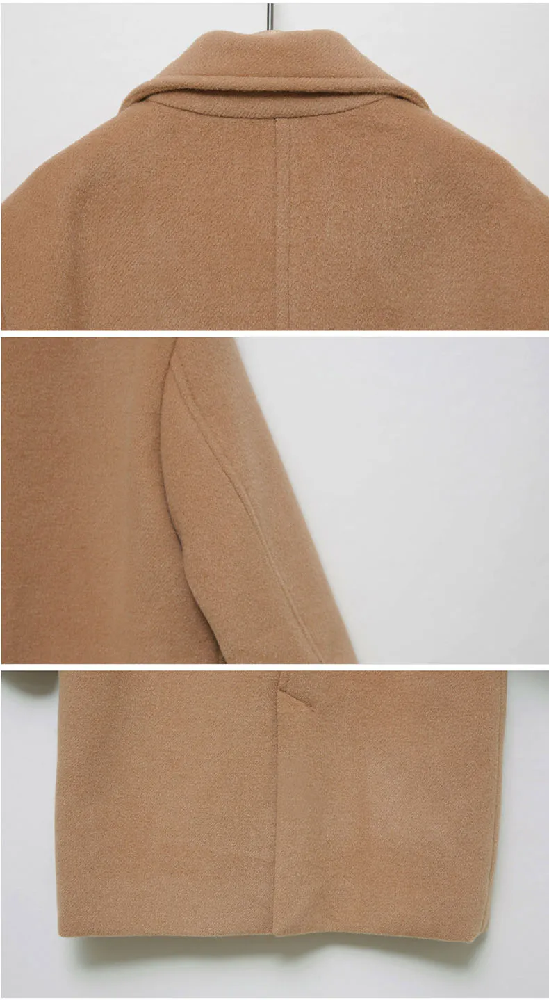 woolen big girls clothes autumn Korean trench coats kids long toddler winter coat children clothing 2018 new arrive outwears top (2)