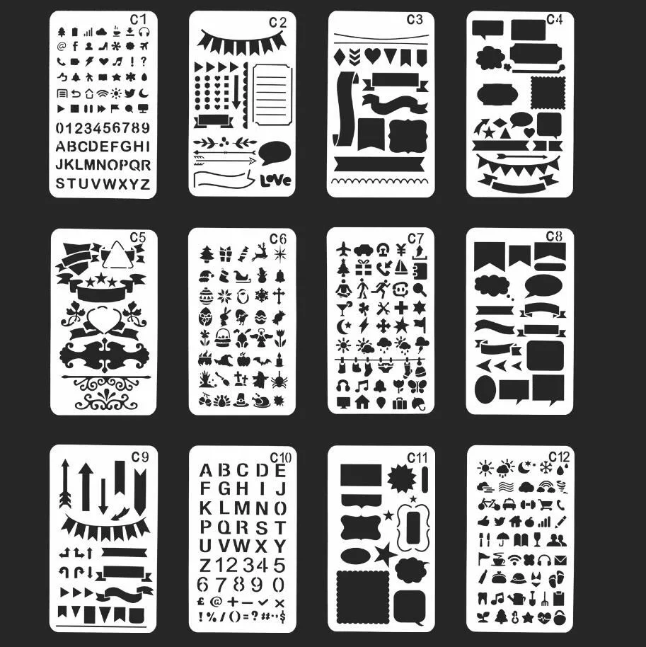 ENO Greeting Creative Planner Stencil and Template Frame Banner Animal 12 Themes Soft Plastic Bullet Journal Stencil
ENO Greeting Creative Planner Stencil and Template Frame Banner Animal 12 Themes Soft Plastic Bullet Journal Stencil