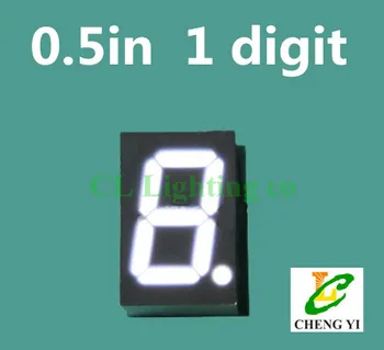 White 0.5" 0.5in digital tube 7 Segment LED Display1 Bit 0.5 inch Digital Tube Common anode(Nixie tube)
White 0.5" 0.5in digital tube 7 Segment LED Display1 Bit 0.5 inch Digital Tube Common anode(Nixie tube)