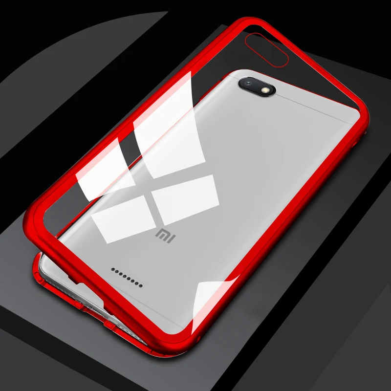 for Xiaomi Redmi 6a Magnetic Cases Case Clear Transparent Glass Back Cover Metal Frame Protective Coque
for Xiaomi Redmi 6a Magnetic Cases Case Clear Transparent Glass Back Cover Metal Frame Protective Coque