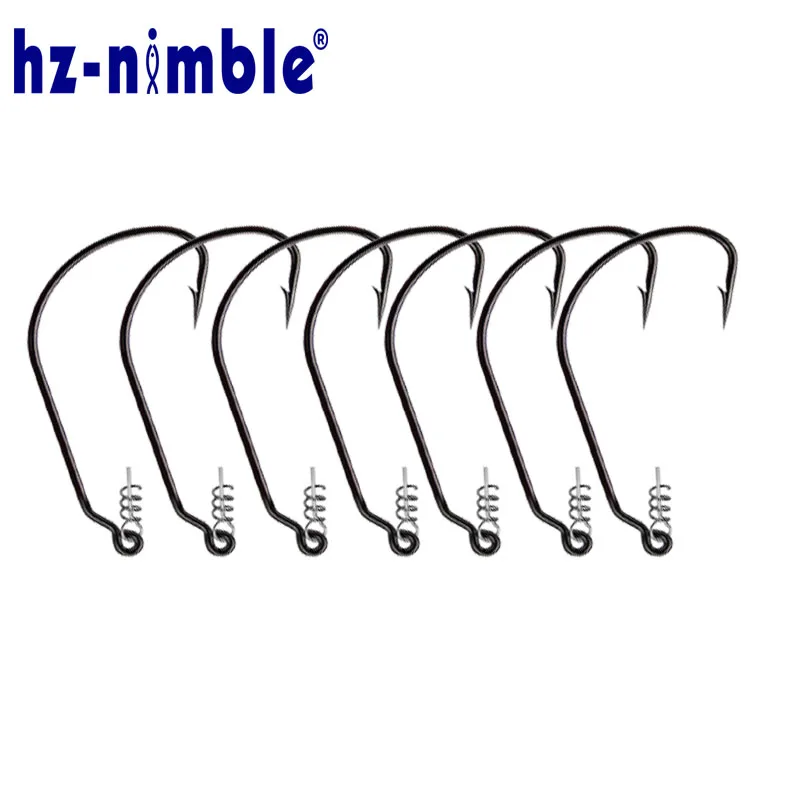 10Pcs Fishing Hooks Springs Barbed Soft Bait Lure Hook Fishing Tackle Accessories Pesca
10Pcs Fishing Hooks Springs Barbed Soft Bait Lure Hook Fishing Tackle Accessories Pesca