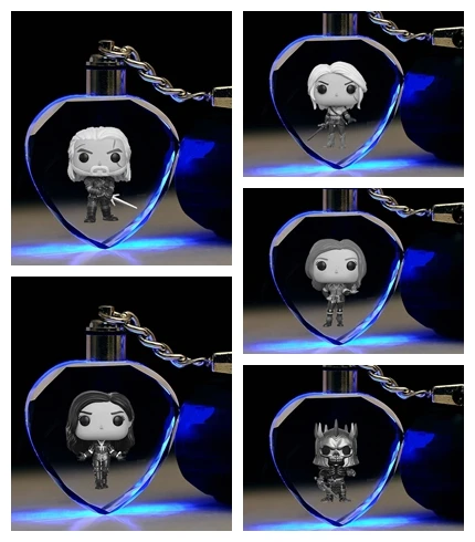 Geralt Yennefer Heart Shape Anime LED Key Chains LOGO Figure Keyring Crystal Toy Keychain Light Keyholder Unisex Gift NEW
Geralt Yennefer Heart Shape Anime LED Key Chains LOGO Figure Keyring Crystal Toy Keychain Light Keyholder Unisex Gift NEW
