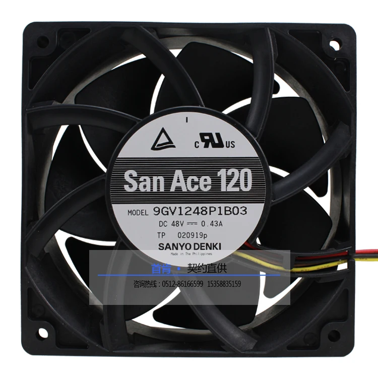 Новый вентилятор охлаждения SANYO DENKI SAN ACE 12038 48 В 0.43A 4 линии PWM 9GV1248P1B03
Новый вентилятор охлаждения SANYO DENKI SAN ACE 12038 48 В 0.43A 4 линии PWM 9GV1248P1B03