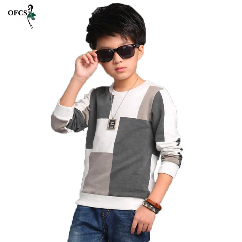 OFCS New Leisure Children's Clothes Kids Boy Spring Check Long-Sleeved Jacket Sweater Knitting Children Squares Sweater 5-17 Age
OFCS New Leisure Children's Clothes Kids Boy Spring Check Long-Sleeved Jacket Sweater Knitting Children Squares Sweater 5-17 Age
