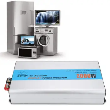 2000W Solar Sine Wave Power Inverter DC to AC Converter 12V to 220V with LCD Display 2019 New
2000W Solar Sine Wave Power Inverter DC to AC Converter 12V to 220V with LCD Display 2019 New