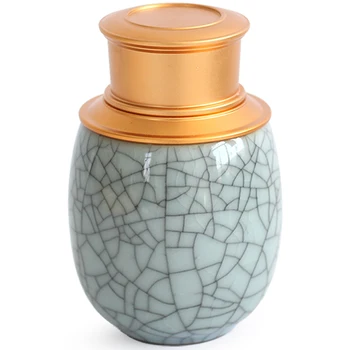 Mini Ceramic Bottle Container Celadon Tea Set Travel Portable Sealed Tank Tea Canister Kitchen Storage Bottles Sugar Salt Jars
Mini Ceramic Bottle Container Celadon Tea Set Travel Portable Sealed Tank Tea Canister Kitchen Storage Bottles Sugar Salt Jars
