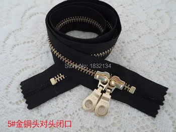 YKK5# gold copper closed 'luggage zipper 5#zinc alloy leather mouths black zipper 30-100cm
YKK5# gold copper closed 'luggage zipper 5#zinc alloy leather mouths black zipper 30-100cm