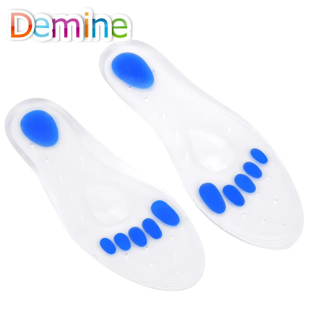 Demine Unisex Medical Silicone Gel Orthotic Insoles Plantar Fasciitis Calluses Foot Care Treatment Heel Pain Arch Support Insole
Demine Unisex Medical Silicone Gel Orthotic Insoles Plantar Fasciitis Calluses Foot Care Treatment Heel Pain Arch Support Insole