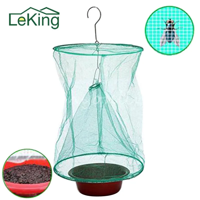 Outdoor Hanging Foldable Reusable Cylindrical Drosophila Fly Insect Flies Catcher Killer Cage Trapper Park Farms Garden Supplies
Outdoor Hanging Foldable Reusable Cylindrical Drosophila Fly Insect Flies Catcher Killer Cage Trapper Park Farms Garden Supplies