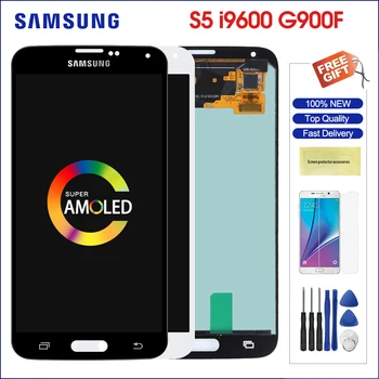 LCD for samsung galaxy s5 i9600 super amoled touch screen digitizer assembly replacement for s5 G900 G900F 
LCD for samsung galaxy s5 i9600 super amoled touch screen digitizer assembly replacement for s5 G900 G900F