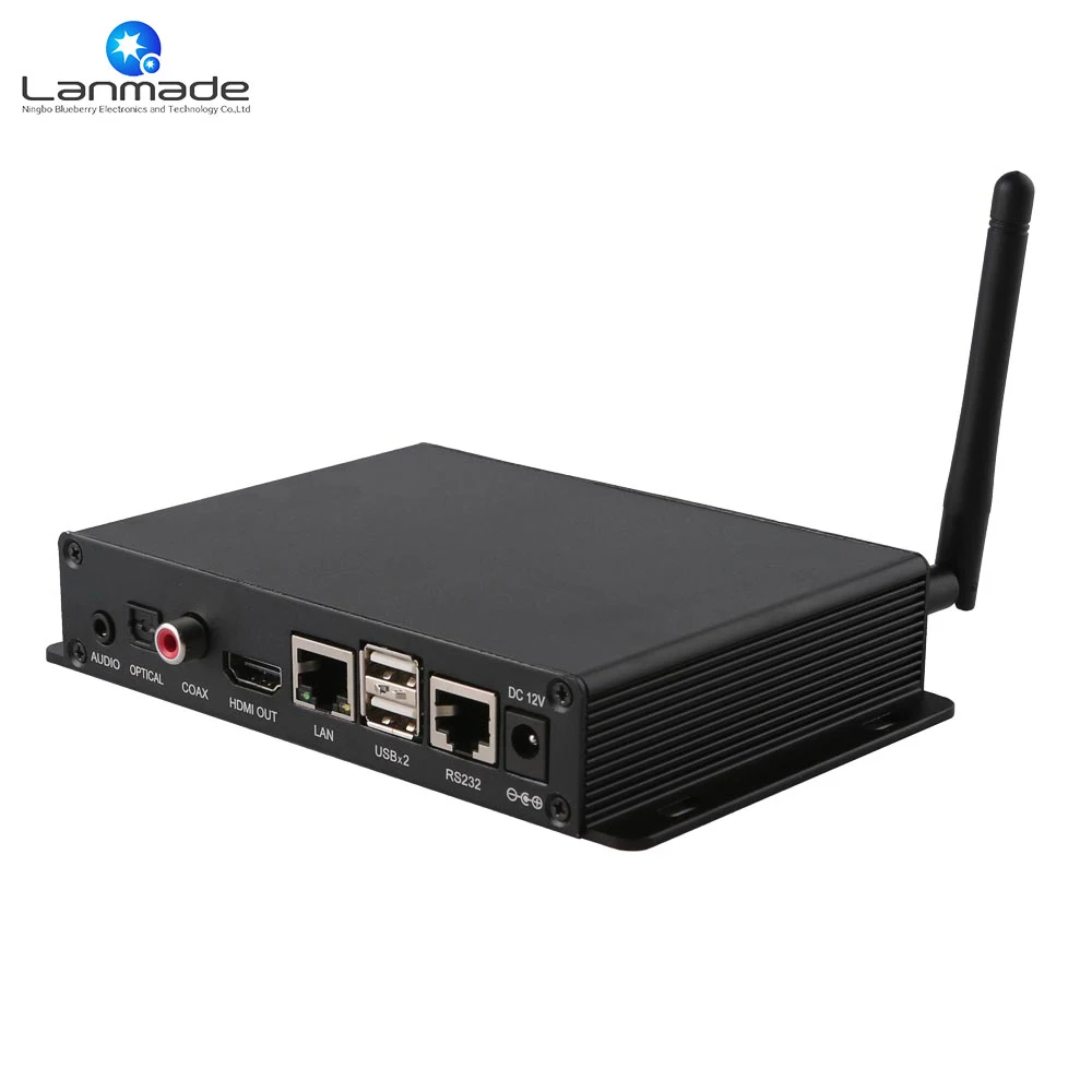 Lanmade 3840 x 2160p H.265 Android 4.4 Full HD Media Player Digital Signage | Электроника