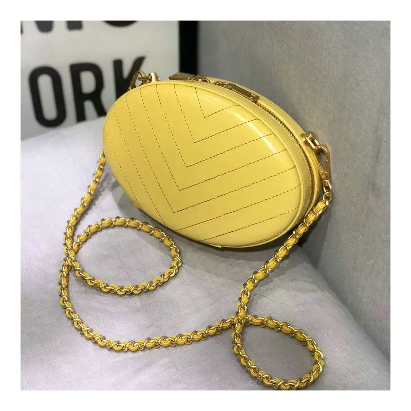 WOONAM Fashion Designer Handbag Genuine Calf Leather Oval Chain Strap Satchel Shoulder Clutch Cross body Bag WB977
WOONAM Fashion Designer Handbag Genuine Calf Leather Oval Chain Strap Satchel Shoulder Clutch Cross body Bag WB977