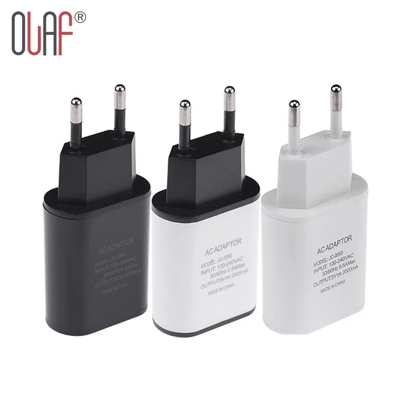 New Top Quality EU Plug 5V 2A USB Charger Fast Wall Travel Mobile Phone Charger Adapter For iPhone 5 6 6s 7 Plus Samsung LG HTC