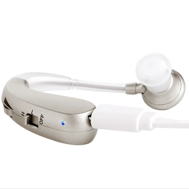 

Mini Rechargeable Digital Hearing Aid Super Long standby Sound Amplifiers Wireless Ear Aids for Elderly Moderate to Severe Loss