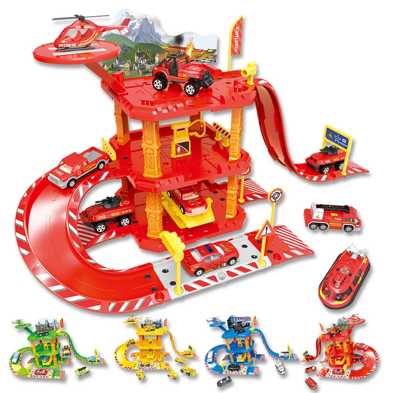 Alloy engineering track parking lot model track puzzle large parking lot toy police engineering fire truck gift toys
Alloy engineering track parking lot model track puzzle large parking lot toy police engineering fire truck gift toys