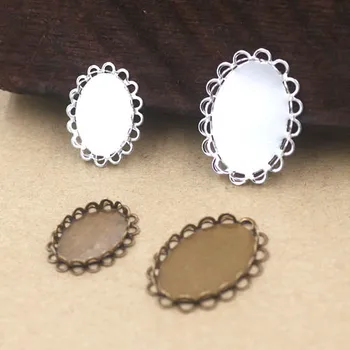 Double Oval Lace Tray Bezel Setting Connectors Blanks Resin Cabochons Bases for Floating Charms Lockets Jewelry Making
Double Oval Lace Tray Bezel Setting Connectors Blanks Resin Cabochons Bases for Floating Charms Lockets Jewelry Making