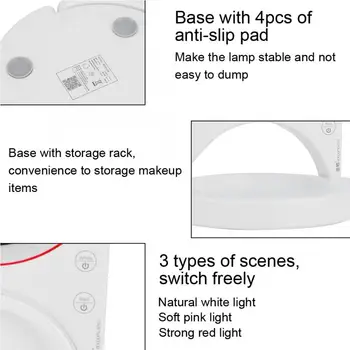 Make Up Mirror Vanity Mirror LED Folding Makeup Mirror USB Charging Desktop Cosmetic Touch Switch Makeup Lamp Makeup Mirror
Make Up Mirror Vanity Mirror LED Folding Makeup Mirror USB Charging Desktop Cosmetic Touch Switch Makeup Lamp Makeup Mirror