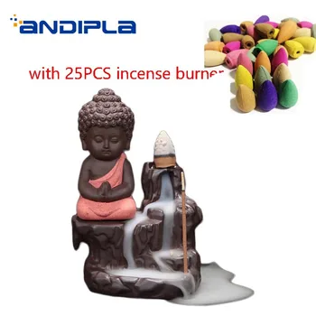 25PCS Incense+1PCS Ceramic Auspicious Buddha Censer Kit Home Decor Vintage Backflow Stick Incense Burner Birthday Gift Tea Pets
25PCS Incense+1PCS Ceramic Auspicious Buddha Censer Kit Home Decor Vintage Backflow Stick Incense Burner Birthday Gift Tea Pets
