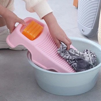 Home Plastic anti-skid wash board thickening washing clothes washboard home large board washing plate 44*22.5*7cm
Home Plastic anti-skid wash board thickening washing clothes washboard home large board washing plate 44*22.5*7cm